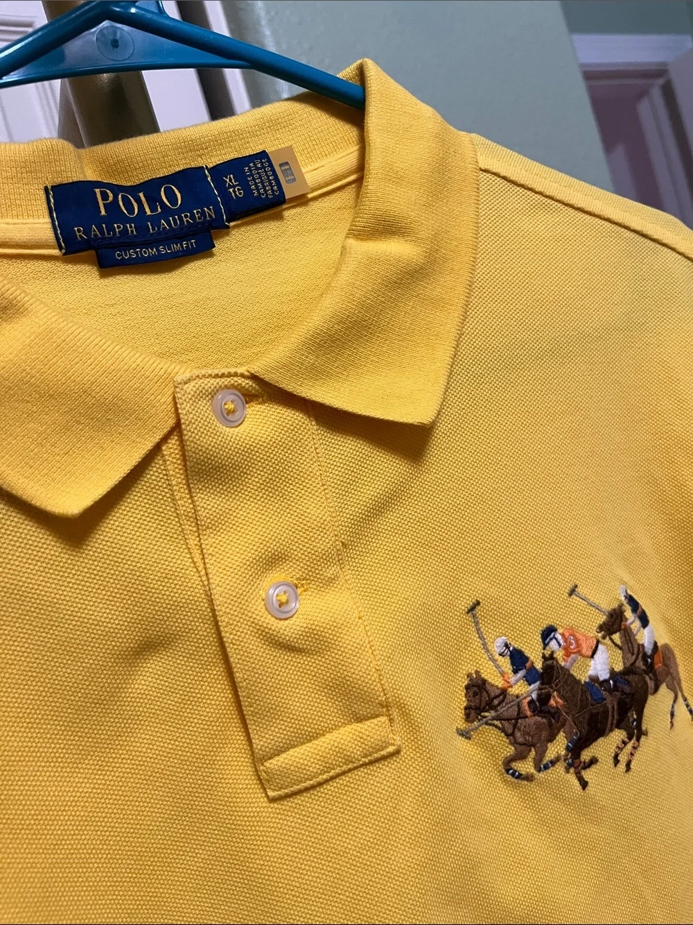 Polo by Ralph Lauren Men’s Polo with Embroidered Polo Players NEW size XLT